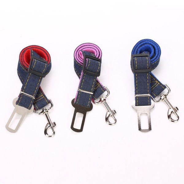 

dog collars & leashes pet car seat belt safety rope chest harness golden retriever teddy retractable traction supplies