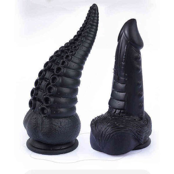 NXY Giocattoli anali del sesso Octopus Tentacle Butt Plug per le donne Vagina Uomo Stimolatore della prostata Enorme Dildo Dick Giocattoli per adulti Prodotti Negozio 1203