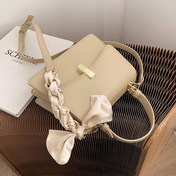 

evening bags leather designer vintage pu ribbon small crossbody shoulder for women 2021ladies travel handbags tote purse