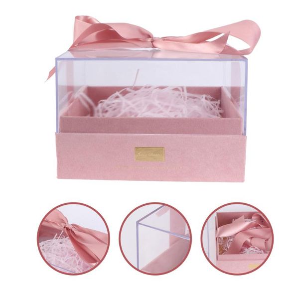 

1pc decorative gift box wedding birthday party present packing wrap