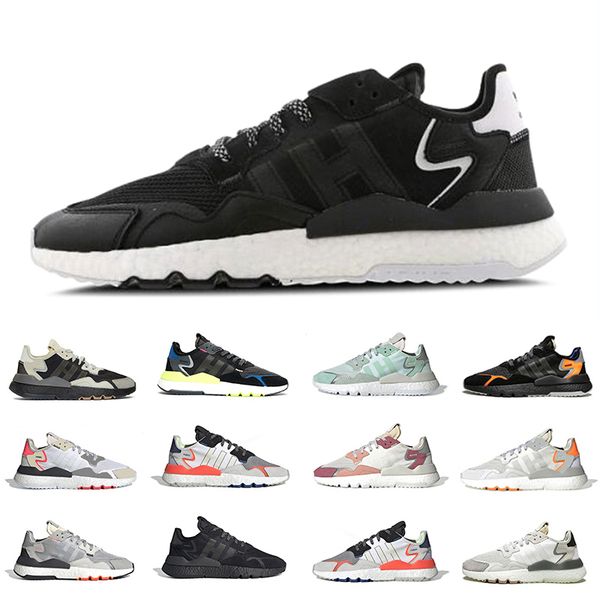 

mens sneakers nite jogger shoes 2022 collegiate green sns core black white metallic blue pride res grey two solar orange grey pack men women