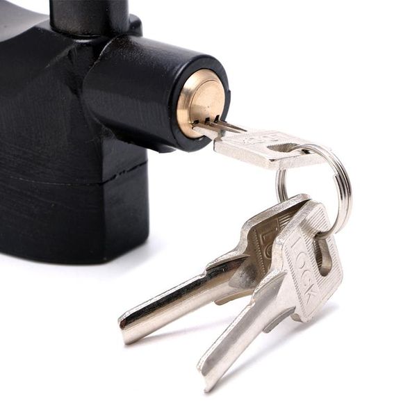 

bike locks waterproof siren alarm padlock lock for motorcycle long beam bicycle