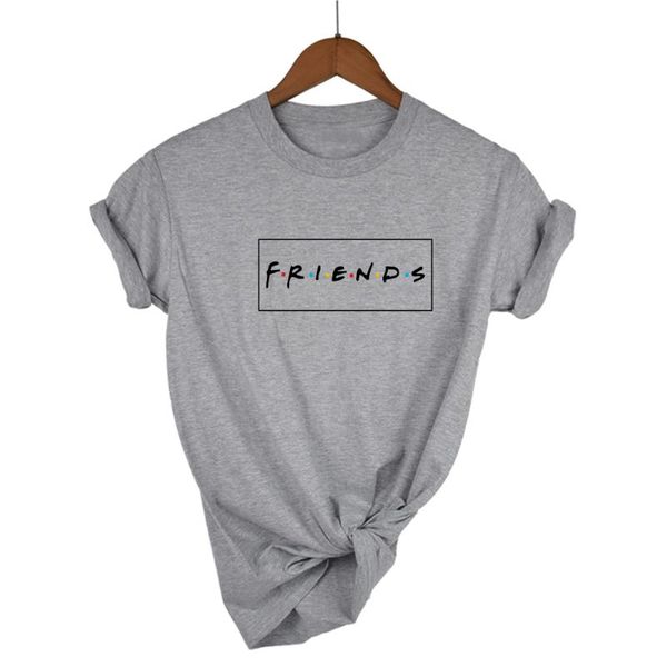 

women's t-shirt friends tv show female shirts graphic women t shirt harajuku summer 90s tshirt streetwear womens tees short sleeve, White