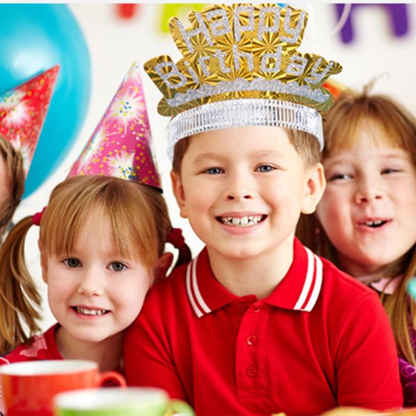 

happy brithdays hat toys children kids brithday hats ornament supplies wool folding decor for home party brithdays