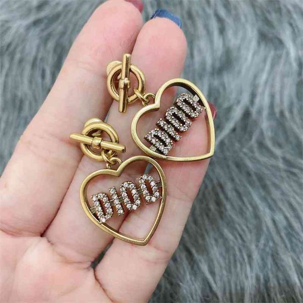 

75% off outlet online new love letter full earrings net red star same 925 silver needle earrings female y1z1