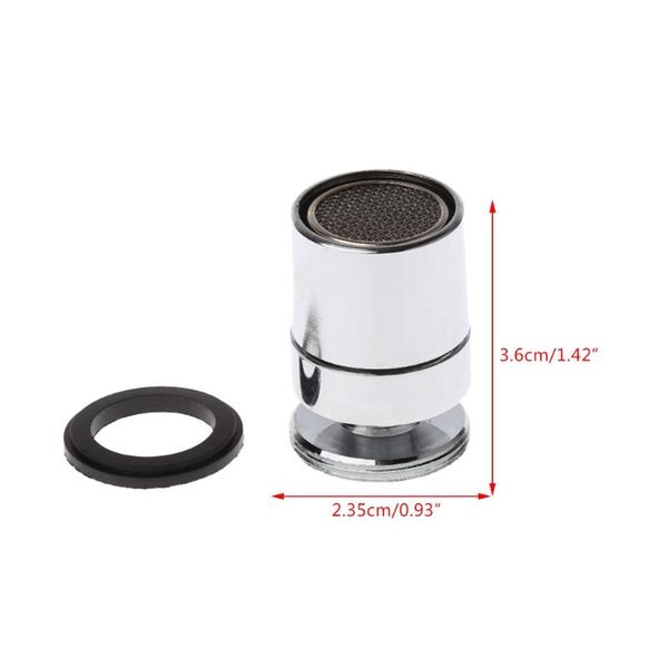 

kitchen faucets chromed 24mm brass adjustable swivel water saving tap nozzle spout aerator m24 male 16fc