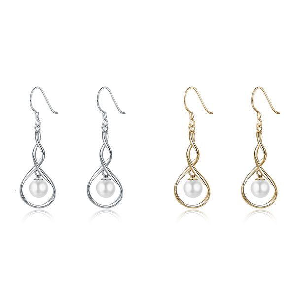 

earrings women's fashion pearl accessories of japan and korea, Golden