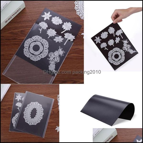 Sacos de Armazenamento Organização Home Garden 0.5Mmthickness Borracha Soft Magnet Sheets 10 pcs e plásticos conjuntos para DIY Corte Dies Craft