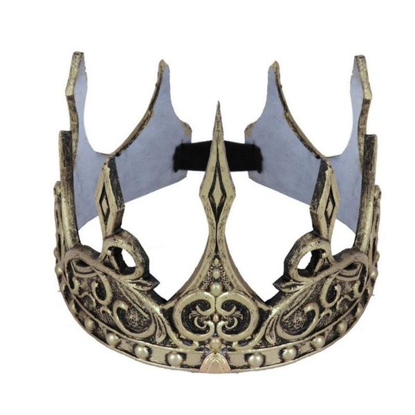 

party decoration king crown medieval retro royal cosplay tiara costume for birthday props