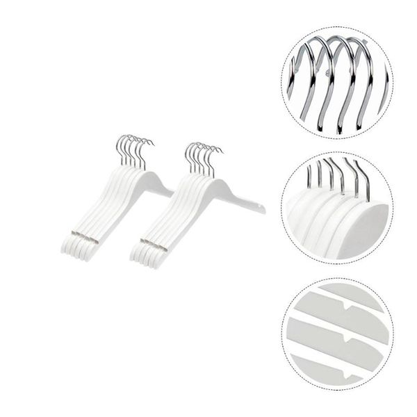 

hangers & racks 12pcs wooden suit clothing storage el clothes hooks #h10