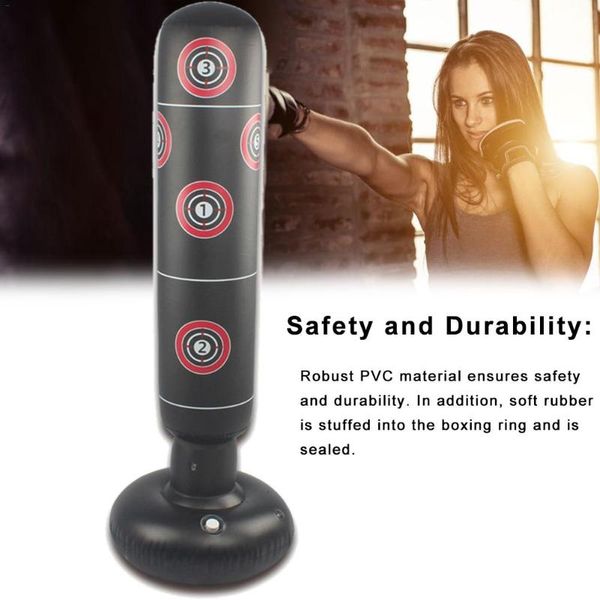 

fitness children inflatable vertical boxing column tumbler sandbag vent anger gym accessories