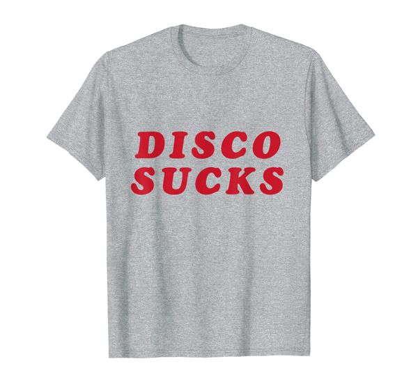 

retro disco sucks t shirt for vintage 70s nostalgia fan, White;black