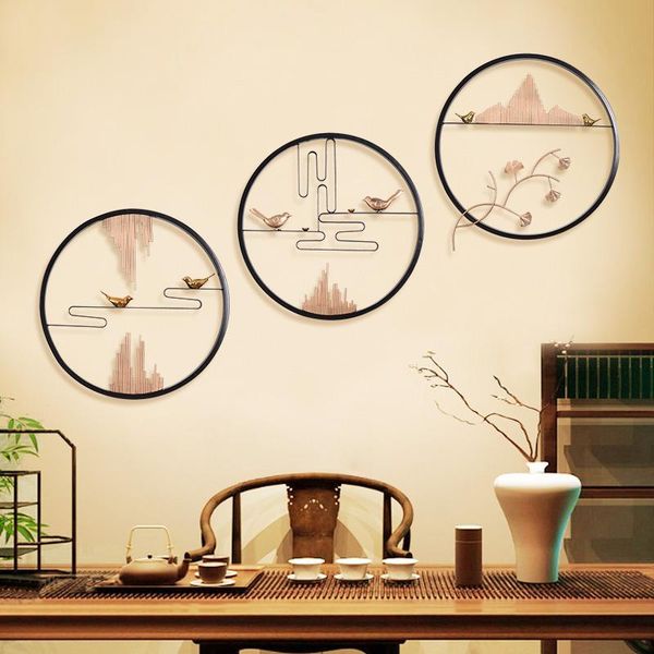 

living room wall decoration pendant art hanging restaurant creative chinese home accessories decorative objects & figurines