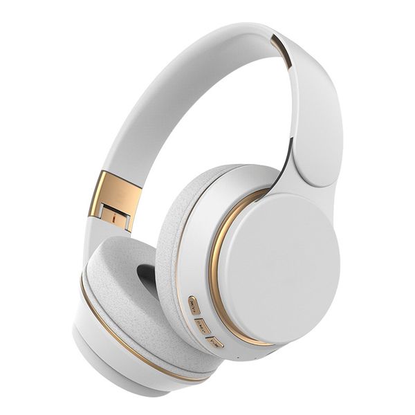

bluetooth headphones pu leather metal wireless stereo bt headset