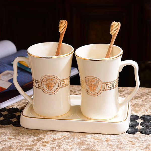 

bath accessory set tooth brush cup couple el brushing ceramic mouth simple toothbrush bathroom accessories lovers