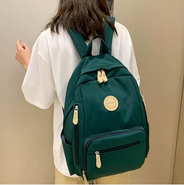 

backpack atinfor brand waterproof nylon women female casual travel bag schoolbag for girls multi-pocket lapbookbag