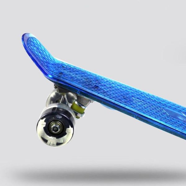 

inches fish skateboard board four-wheel scooter random color wheel skateboarding