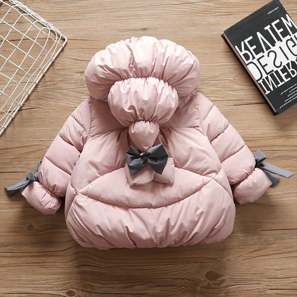 

baby girls autumn and winter cotton clothes childrens jacket padded toddler boy kids, Blue;gray