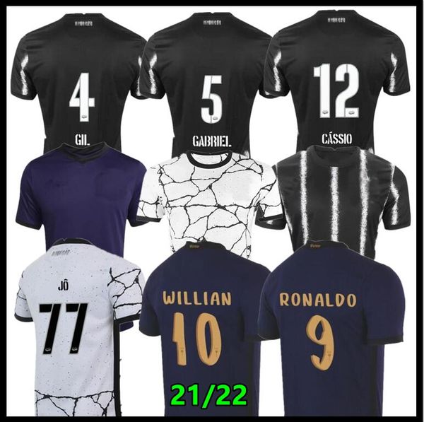 

2021 2022 corinth soccer jerseys 21 22 camisetas de fÃºtbol corinthians home away gil gabriel balbuena luan cassio jadson senna kazim fagner, Black;yellow
