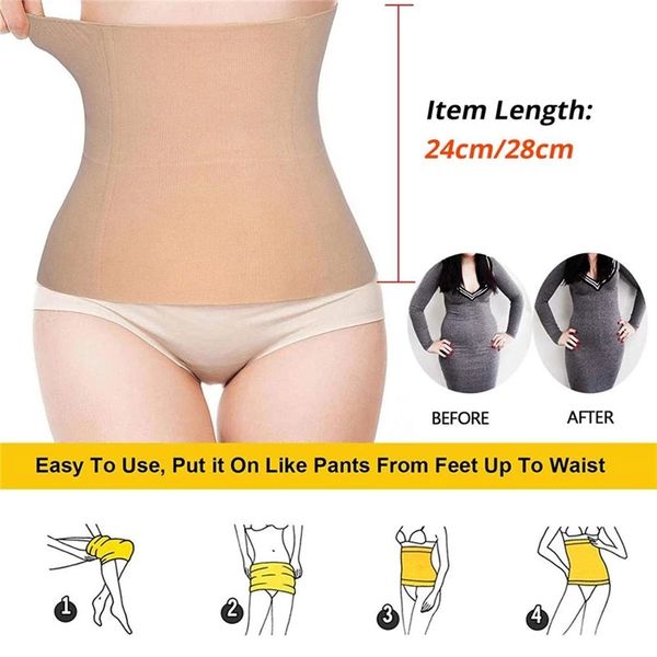 

high waist trainer corset body shaper waist belt slimming modeling belt for women fat burning seamless shapewear, Black;white