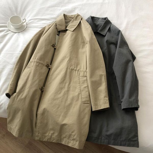 

women's trench coats super-feminine spring and autumn disco button retro all-match berif mid-length outerwear raglan sleeve release tre, Tan;black