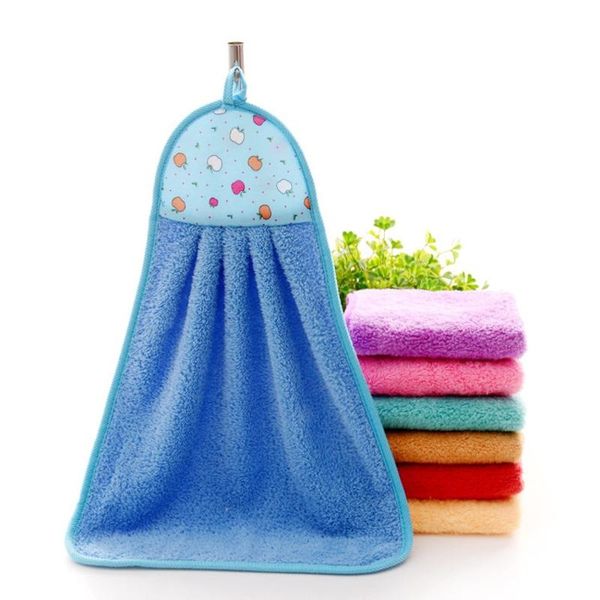

towel home hand soft plush hanging wipe bathing bathroom supplies lint-cloth kitchen accessories