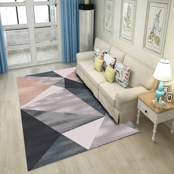 

carpets 3d printed rectangular bathroom doormat tea table blanket in autumn and winter bedroom geometry living room bedside carpet