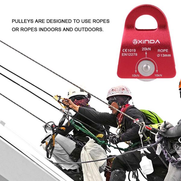 

cords, slings and webbing pulley outdoor climbing equipment 20kn rock mountaineering hiking lifting rope accessories