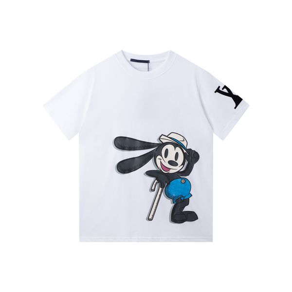 

2022 p printed letter print t shirt men women black white summer fashion casual street tshirt off designer stripes white, White;black