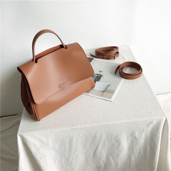 

soft leather handbag 2021 korean casual underarm bag shoulder bags
