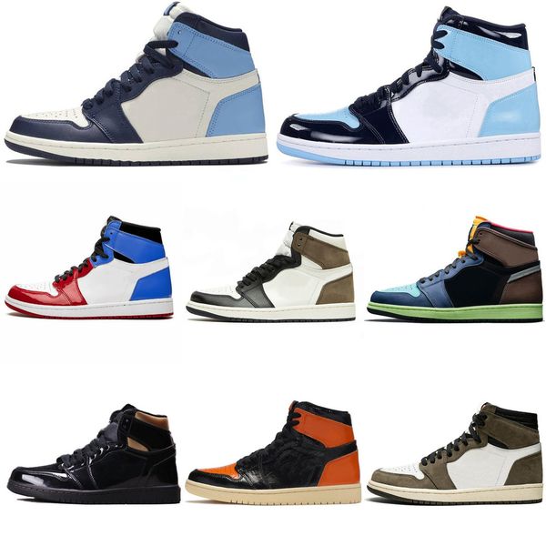 

with box dark mocha basketball shoes 1 bio hack 1s chicago royal toe black metallic gold pine green unc men women trainers sneakerswrru