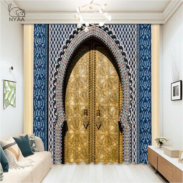 

curtain & drapes moroccan door vintage curtains for living room modern bedroom french window decoration pergolas garden