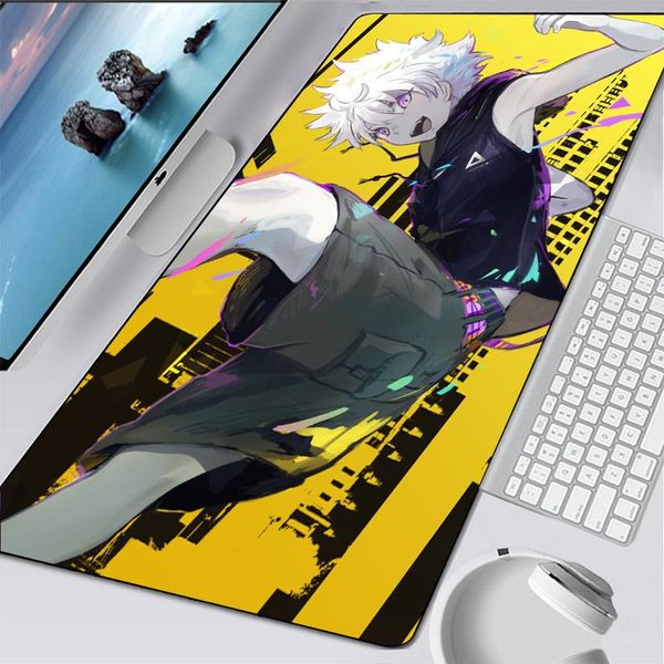 

mouse pads & wrist rests anime hisoka figure pad x durable rubber mat pc computer gaming mousepad laptop