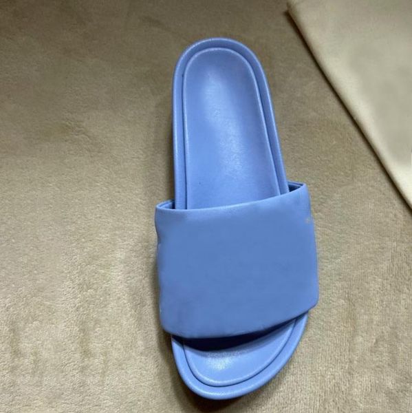 

designer woman slippers slides sandals fashion beach thick bottom slipper platform alphabet lady sandal leather high heel slide with box, Black