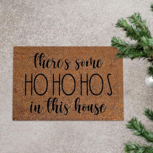 

carpets welcome christmas mat outdoor carpet merry decor for home 2021 ornaments navidad xmas gift year 2022
