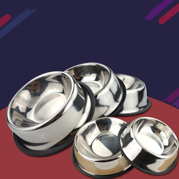 

dog bowls & feeders cat stainless steel travel footprint feeding feeder water bowl for pet cats puppy outdoor food dish