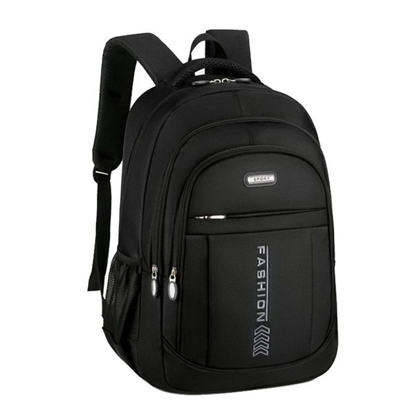 

backpack large capacity men nylon school bag for boys teen 15.6 inch lapbackpacks male 2021