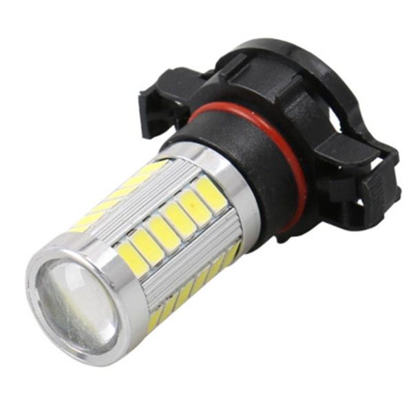 

car headlights 2 pieces led fog light h16 33smd high power front anti-fog bulb