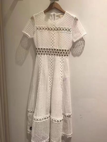 

dsigners fadan  family spring and summer celebrity ring design hollow out dress home colors, White;black