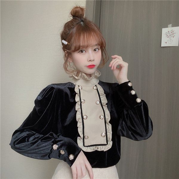 

shirt elegant women fancy long shirts 2021 spring lady black, White
