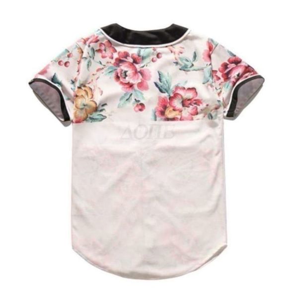 

baseball jersey men stripe short sleeve street shirts black white sport shirt uam914, Blue;black