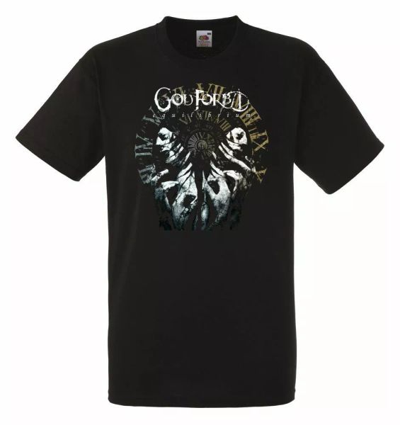 

god forbid band black herren t-shirt men rock band tee shirt, White;black