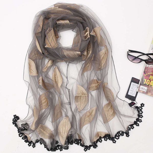 

silk scarves for women in summer spring and autumn, Blue;gray