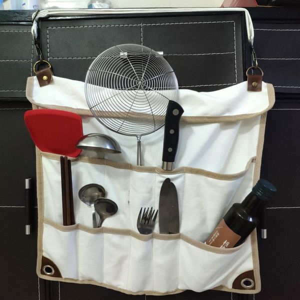 

camping tableware storage bags portable cookware bag chopsticks straw knife and fork spoon buggy outdoor bbq