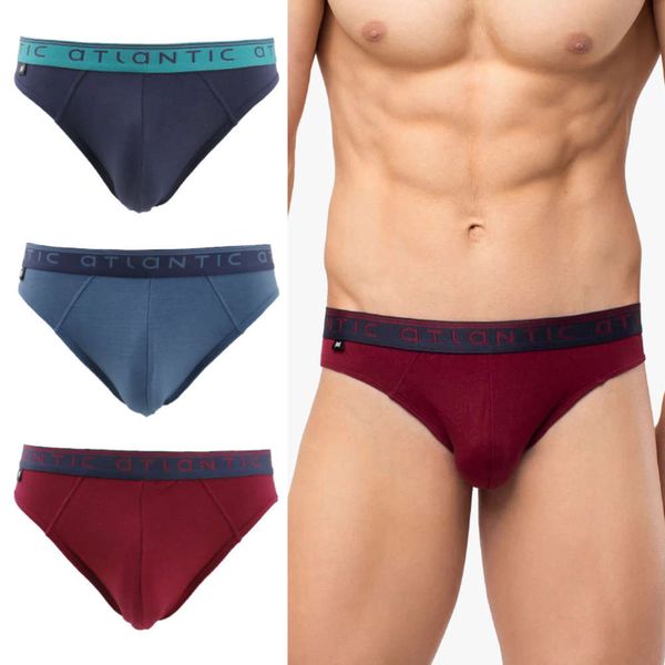 

men's underwear soft modal lightweight breathable polish men's briefs, Black;white
