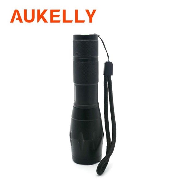 

aukelly uv led 395nm ultraviolet black zoomable invisible cat dog pet stains hunting marker checker 18650 battery flashlights torches
