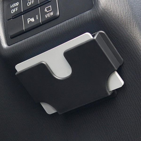 

car organizer 1pcs card holder voucher storage box refueling high-speed slot universal