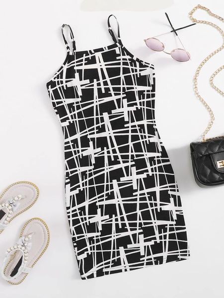 

girls graphic print dress she, Red;yellow