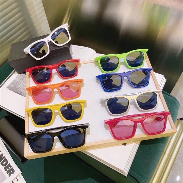 

fashion trendy plate square sunglasses star with chain sunglasses bb0099, White;black