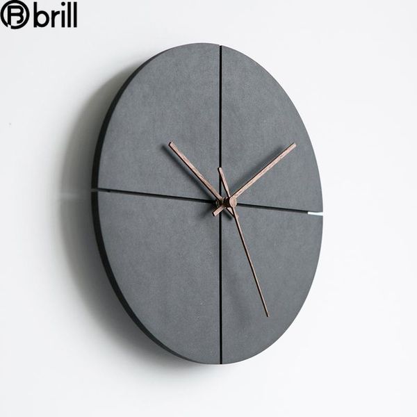 

art simple black wall hanging clocks american clock modern design creative living room home decoration ornaments